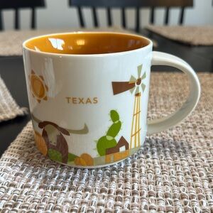 STARBUCKS YOU ARE HERE COLLECTION TEXAS COFFEE MUG